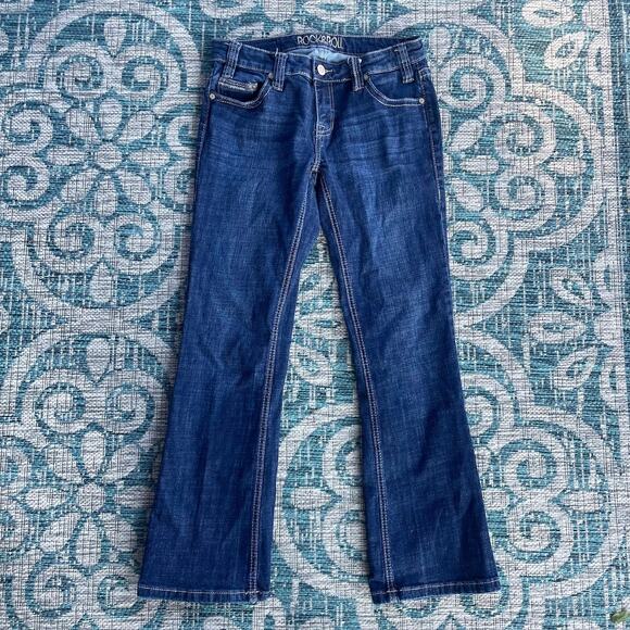 Rock & Roll Denim Rival Low Rise Bootcut Jeans - Size 27 - Picture 2 of 13